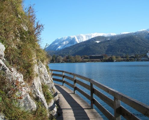 Der Weg am See entlang nach Fürberg